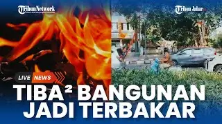 Kebakaran Dekat SPBU & Bank di Kota Bandung, Kondisi Bangunan Kosong usai Kejadian