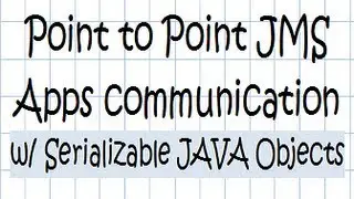Point to Point JMS Applications communication w/ Serializable JAVA Objects