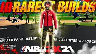THE TOP 10 RAREST BUILD SERIES IS BACK! NBA 2K21 NEXT GEN RARE BUILDS LIST