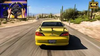 Nissan Silvia - Forza Horizon 5 - Moza R12, RS V2 Wheel, CRP Pedals, HGP Shifter, HBP Handbrake