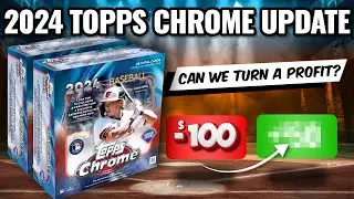 🚨PROFIT CHALLENGE🚨2024 TOPPS CHROME UPDATE 2 MEGA BOX RIP