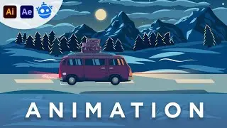 How i Animated Vector Illustration using Adobe After Effects (Workflow)