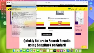 How to Quickly Return to Search Results on Safari using SnapBack