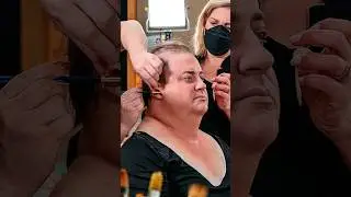 How Did Brendan Fraser Transform Into Charlie for The Whale? #makeup #brendanfraser #shorts