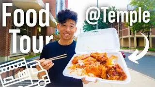 Campus Food Tour VLOG at Temple University