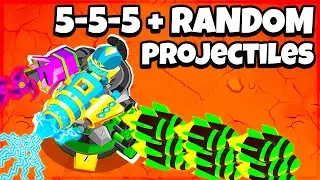 5-5-5 Random Projectiles vs ALL Dummy Bosses (BTD 6)