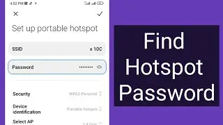 How to Find hotspot password on Redmi Phone