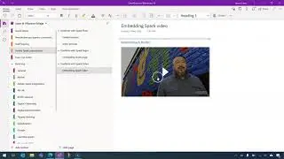 Embedding Adobe Spark Videos into OneNote