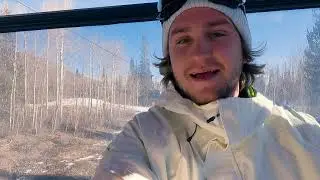 Snowboarding Park City Opening Day (Canyons Side)