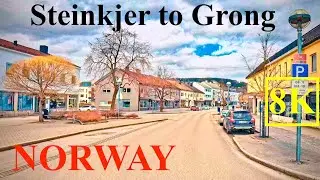 Journey from Steinkjer to Grong, Norway | Scenic Landscapes Along the Way