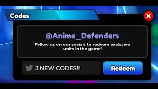 *NEW* WORKING CODES FOR ANIME DEFENDERS IN 2024! ROBLOX ANIME DEFENDERS CODES