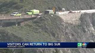 Visitors can return to Big Sur after Highway 1 slip-out