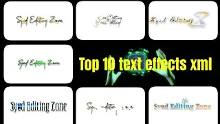 New Trending Text Effect Preset | New Text Animation Preset 2025 | Text Effect Preset 2025