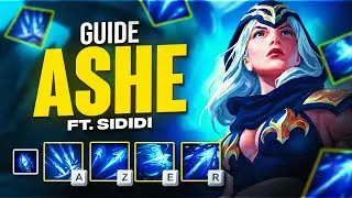 GUIDE ASHE - BUILD, RUNES & COMBOS💥(Ft @Sididi  - Challenger)