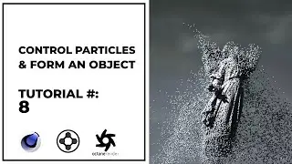 How To Control Particles and Cover and Object - Cinema 4D, X particles & Octane Tutorial