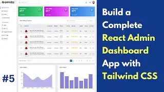 #5 Build a Complete React Admin Dashboard App | React, Vite, Tailwind Css, Material Ui