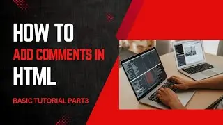 How to add comment in HTML | html tutorial of comment code #ai #html #part3 #coding