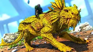 Taming the ULTIMATE HIGH LEVEL GOLDEN SHADOWMANE! | ARK GENESIS Part 2 #18