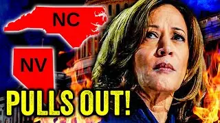 Harris is CRUMBLING as She PULLS Out of NC & NV!!