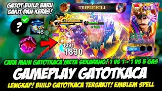 CARA MAIN GATOTKACA ITEM TERBARU❗COMBO GATOTKACA & BUILD GATOTKACA TERSAKIT 2024❗GAMEPLAY GATOT EXP