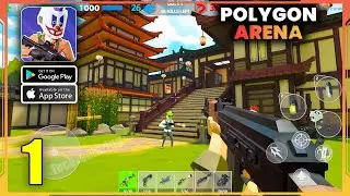 Polygon Arena: Online Shooter Gameplay Walkthrough (Android, iOS) - Part 1