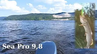 Из Самары в Сосновый затон на моторе 9.8 за щукой.