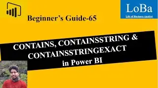 Power BI CONTAINS, CONTAINSSTRING & CONTAINSSTRINGEXACT function