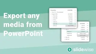 Export any media from PowerPoint