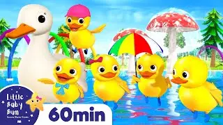 Five Little Ducks Song | +More Nursery Rhymes & Kids Songs  | ABCs and 123s | Little Baby Bum