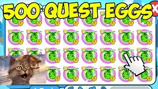 I Opened 500 QUEST EGGS in Roblox Pet Simulator X