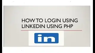 how to login using LinkedIn  in php || in hindi || priyog educational || linkedin api