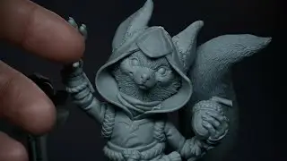 How I sculpted a VERY CUTE character out of polymer clay. Hoodwink from Dota 2.