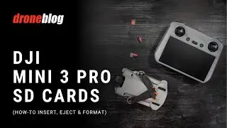 DJI Mini 3/Mini 3 Pro SD Cards: How to Insert, Eject, and Format