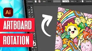 Rotate The Artboard In Illustrator Using The Artboard Tool