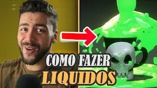 Como fazer LÍQUIDOS com Cinema 4D e RealFlow | Tutorial Cinema 4D