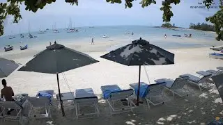 🔴 Bay Beach Resort Xtra | Choeng Mon Beach | Koh Samui | Thailand | Live Beach Webcam | 2160p 4K