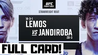 UFC Fight Night Lemos vs Jandiroba Predictions & Full Card Breakdown - UFC Vegas 94 Betting Tips