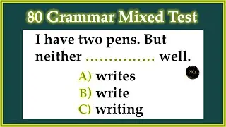 80 Grammar Tenses Quiz | English Tense Practice Test | English Grammar Quiz | No.1 Quality English