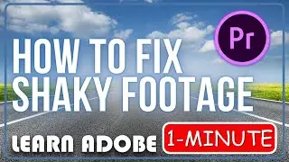 How to Fix Shaky Footage in Premiere Pro | stabilize shaky footage #adobepremierepro