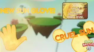 New sun ☀️ glove showcase [ Slap battles - Roblox ]