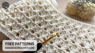 VERY EASY Crochet Pattern for Beginners! ⚡️👌 New Crochet Stitch for Baby Blanket & Bag