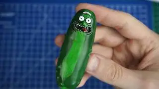 Как сделать Огурчика Рика из полимерной глины своими руками | Рик и Морти | Rick and Morty