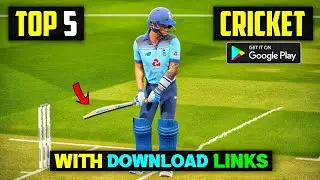 Top 5 New Cricket Games For Android 2023 l Best Cricket Games For Android  l asia cup 2023 live