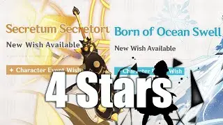The new 4 stars & weapons for 2.3 - Genshin Impact