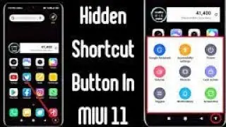 Enable Hidden Accessibility button.  MIUI 11 - Redmi 8