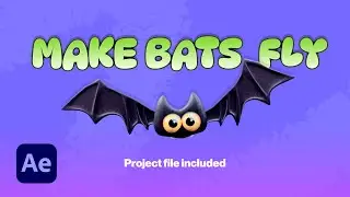 Make Things Fly in After Effects | Beginner Friendly | Halloween