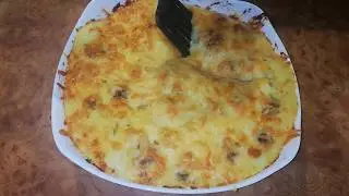 ВКУСНАЯ КАРТОФЕЛЬНАЯ ЗАПЕКАНКА С ФРИКАДЕЛЬКАМИ