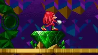 Knuckles' Emerald Hunt (Genesis) - Knuckles / Hard / A Rank / No Hit Walkthrough