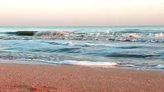 Азовское море. Утро. Звуки моря, шум волн, звуки пляжа