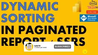 Paginated Report Dynamic Sorting (SSRS) by taik18